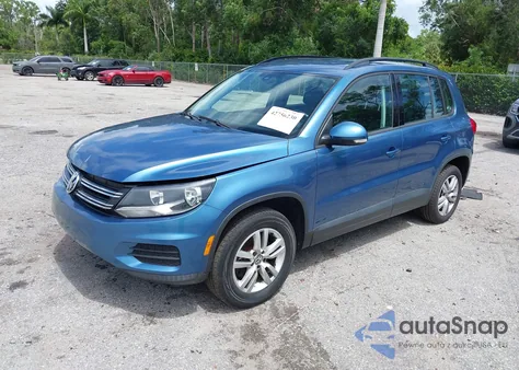 2017 Volkswagen Tiguan 2.0T S из США, поврежденный, VIN WVGBV7AX0HW506270